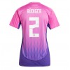 Damen Fußballbekleidung Deutschland Antonio Rudiger #2 Auswärtstrikot EM 2024 Kurzarm